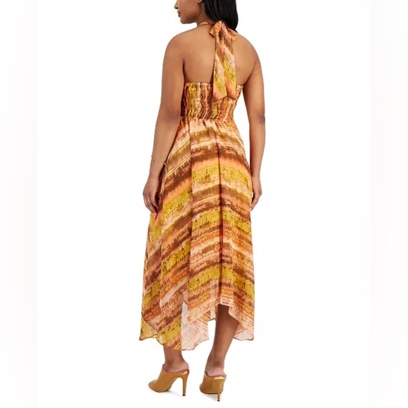 TAYLOR NWT SUNRISE VACA HALTER DRESS - Picture 6 of 8
